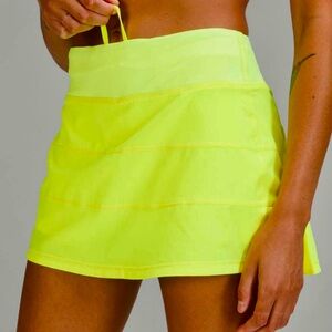 lululemon athletica Neon Yellow Skort.